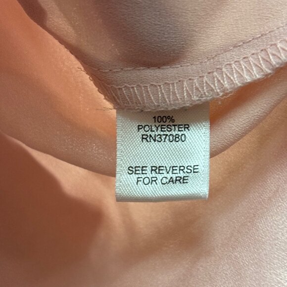 Cato Womens Light Pink 3/4 Sleeve High-Low Tunic Blouse L - Picture 4 of 6